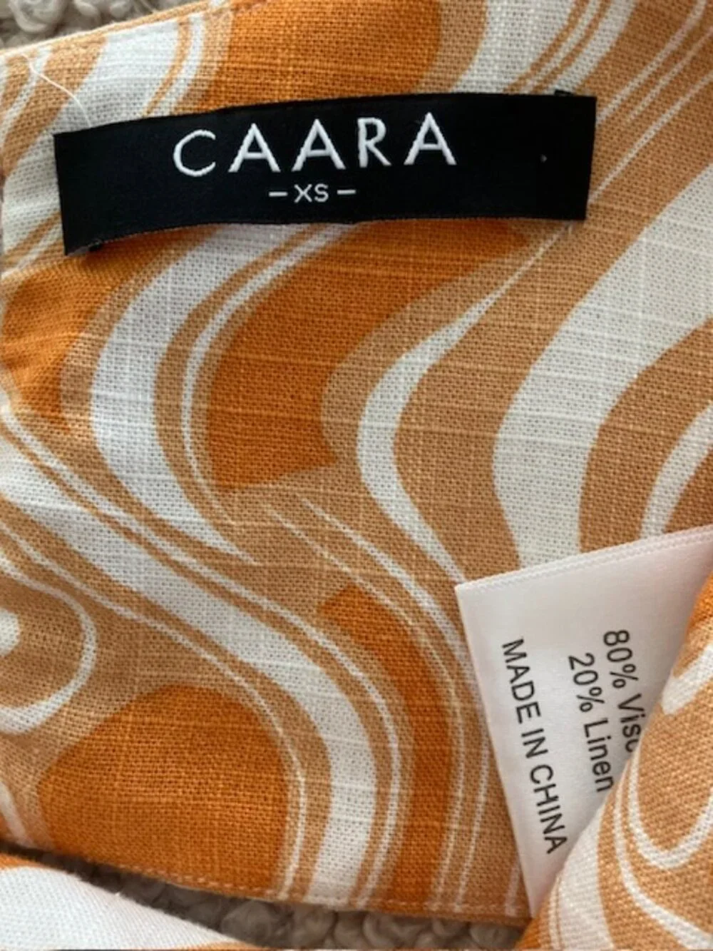 CAARA Anthropologie 2 piece bandeau top and midi length fitted skirt XS beach